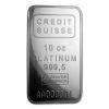 10 oz Platinum Bar - Credit Suisse