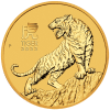 1/10 oz Gold Lunar Series III Tiger - 2022 - Perth Mint