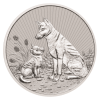 2 oz Silver Mother and Baby Dingo - 2022 - Perth Mint
